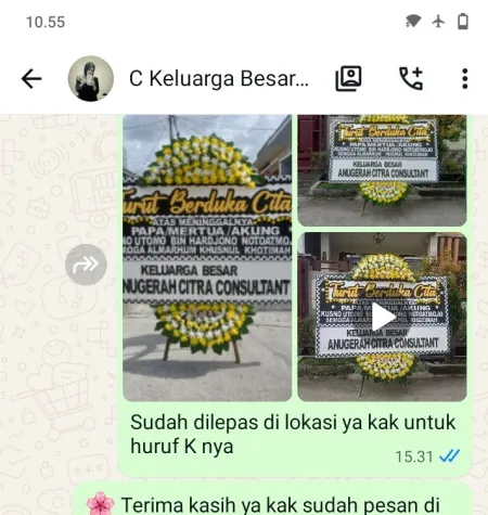 Pengiriman Papan Bunga Duka Parung Jaya