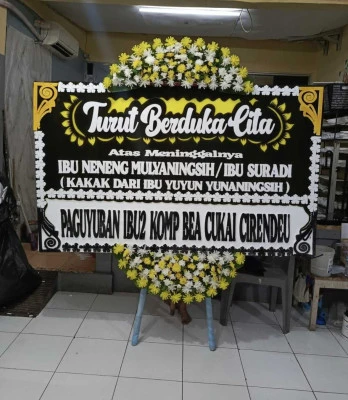 Papan Bunga di Parung Jaya